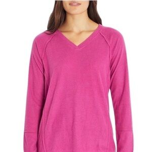 WILDFOX Haley Waffle Top - XL  Elderberry  Pink NWT